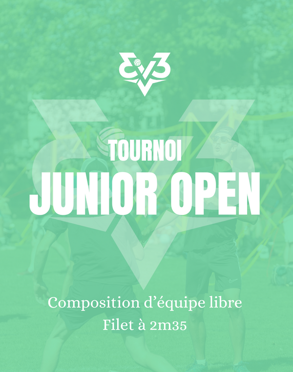 Inscription Tournoi Junior Open
